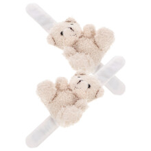 2pcs Stuffed Animal Slap Bracelet Plush Snap Band