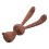 5pcs Easter Rabbit Statue Mini Wood Bunnies Table Decor 2