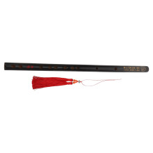 Black Bamboo Flute with Tassels Chinese Traditional Musical Instrument