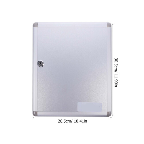 1 Set Metal Key Cabinet Lock Box Wall Keys Storage 1