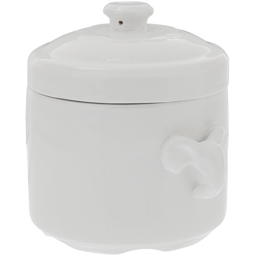 ceramic stew pot with lid soup and dessert serving bowl multi-use 2
