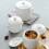 ceramic stew pot with lid soup and dessert serving bowl multi-use 9