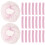 100pcs Disposable Mesh Hairnets Non-Woven Caps for Work 6