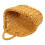 Light Brown Plastic Woven Hanging Wall Basket for Kitchen Storage 6