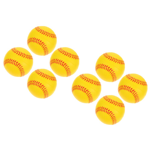 8pcs Practice Baseballs Training Softballs Sports Balls