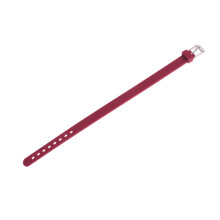 Solid Color Silicone Wristband Kids Rubber Bracelet Dark Red