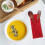 4Pcs Red Silverware Bags for Christmas Tableware Holder Festive Design 5