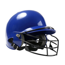 Batting Helmet Face Guard Face Mask For Softball Blue Protective Gear