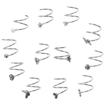 12 -hoop nasenring spiral multifunktionale hoops
