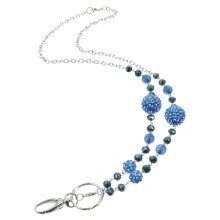 perlenkette anhänger für handy schlüssel ausweishalter lanyard halsband