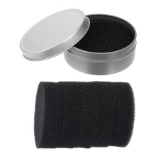 1 set make-up- -reinigungsschwamm mit farbabzieher und box