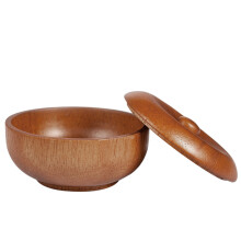 holz rasierbecher mit deckel für rasierseife und -creme, 1