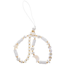moon star phone hanging beaded wrist rope pearl decoration