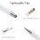 2pcs fine point capacitive stylus pencil for phone tablet 5