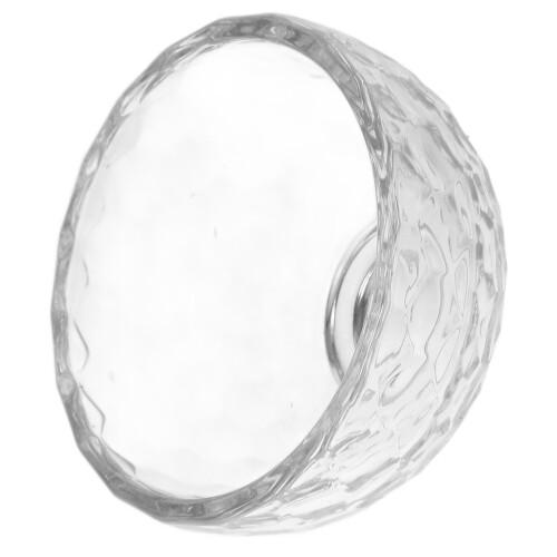 mini glass bowl round tray for kitchen prep, fruit, snacks, dessert