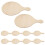 20 pcs unfinished round wooden cutting boards with handle 1