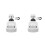 2pcs Adjustable Water-Saving Shower Kitchen Faucet Regulator 7