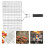 folding barbecue clips stainless steel grilled fish tool 11