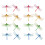 20pcs curtain dragonflies clip- props for scene layout 3
