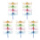 20pcs curtain dragonflies clip- props for scene layout 11