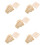 5 Sets Pottery Doll Base Wooden Holder 10