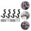 4pcs adjustable heavy duty curtain rod brackets for home use 4