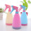 2 pcs pink plastic watering cans with adjustable spray for plants 11