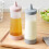 squeeze bottle for condiments sauce jam ketchup reusable pink 4
