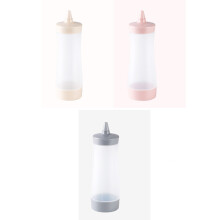 squeeze bottle for condiments sauce jam ketchup reusable pink