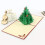 christmas tree up cards handmade holiday greeting with envelope 5