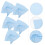 100pcs 10x10cm Microfiber Cleaning Cloths for Lenses 6