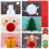 6 sets 3d christmas blessing greeting cards with envelopes 8