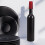 2 pcs empty red wine storage bottles with stoppers, black 4