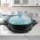 Ceramic Stew Pot with Handle Multi-Functional Kitchen Stockpot 2