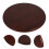 2pcs round wooden bar stool seat replacement for dining rooms, bars 11