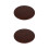 2pcs round wooden bar stool seat replacement for dining rooms, bars 8