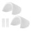 1 pair sponge shoulder pad adhesive enhancer for women's suits 8