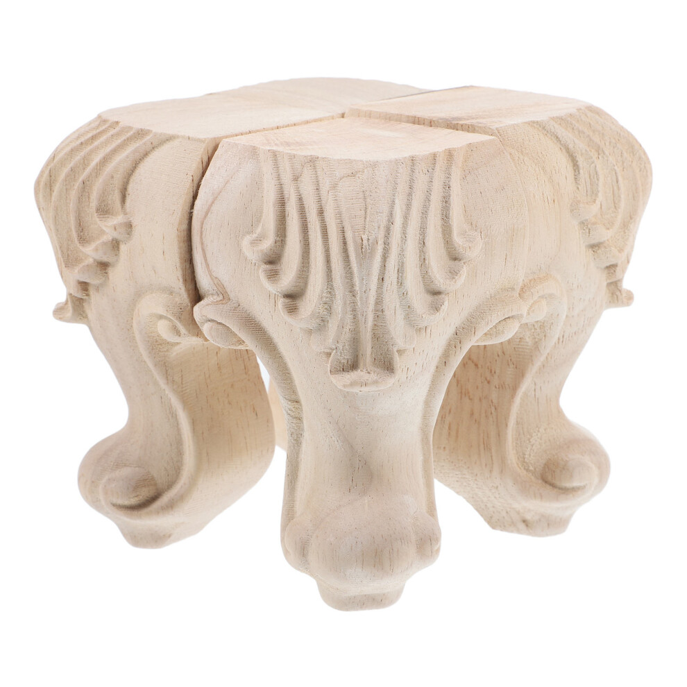 4pcs Wooden Furniture Legs for Chair Cabinet Sofa Dresser