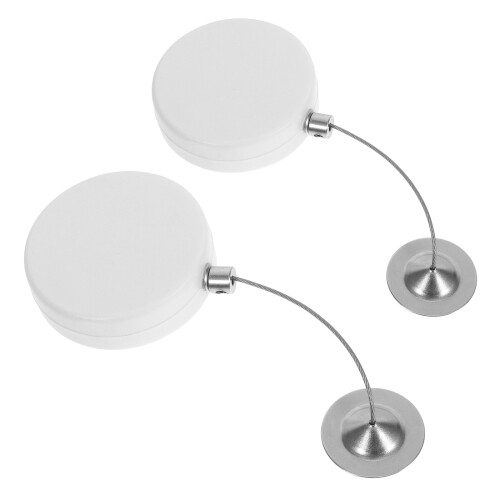 2pcs Automatic Retractable Anti-Theft Cable Lock for Electronics