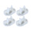 50pcs child safety outlet covers electric socket protector white 1