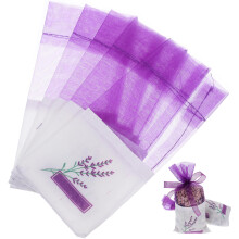 25pcs empty lavender bags floral print fragrance sachets for sleep
