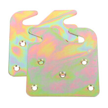 2pcs thickened flat hinge bed bracket connectors for bed supplies