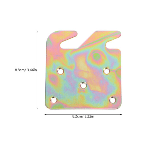2pcs thickened flat hinge bed bracket connectors for bed supplies 2