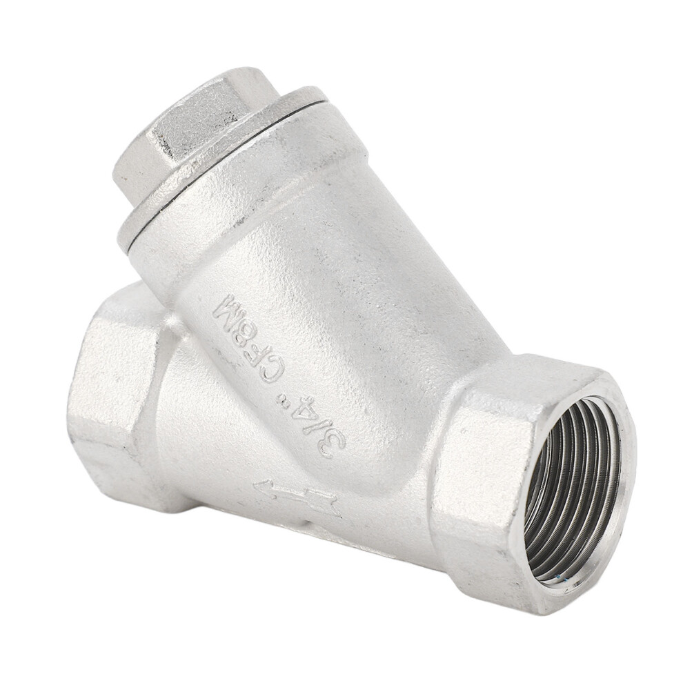 304 Stainless Steel Y Strainer 3/4In Dn20 With Double Layer Mesh 7601351562174
