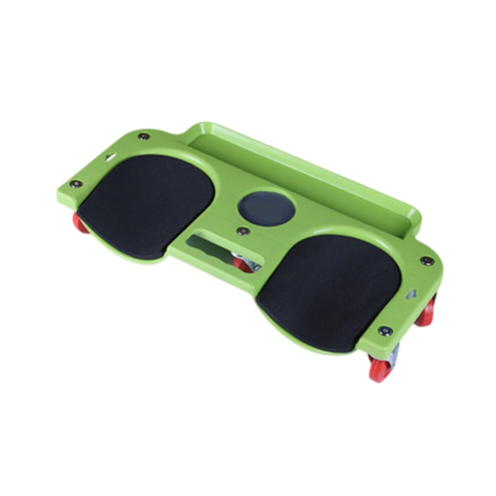 Rolling Knee Creeper/Pads Tool Tray Holder Flooring Knee Pads For Auto Repair Workshop With 5 Swivel Castors Green 9016109025203