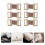 100pcs elastic bandage clips fastener holder stretchable buckle 6