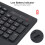 wireless keyboard and mouse set 2.4g quiet ergonomic for office 8