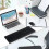 wireless keyboard and mouse set 2.4g quiet ergonomic for office 10