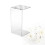 hair scissors storage rack transparent stand for combs and tools 6