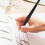 2pcs glass calligraphy dip pens with wood handle 4